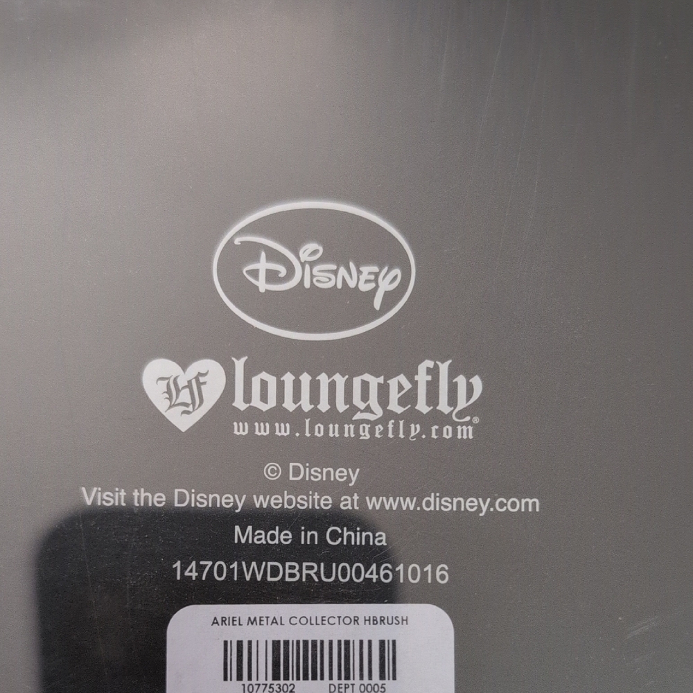 Disney The Little Mermaid Silver Hairbrush - Picture 3 of 4